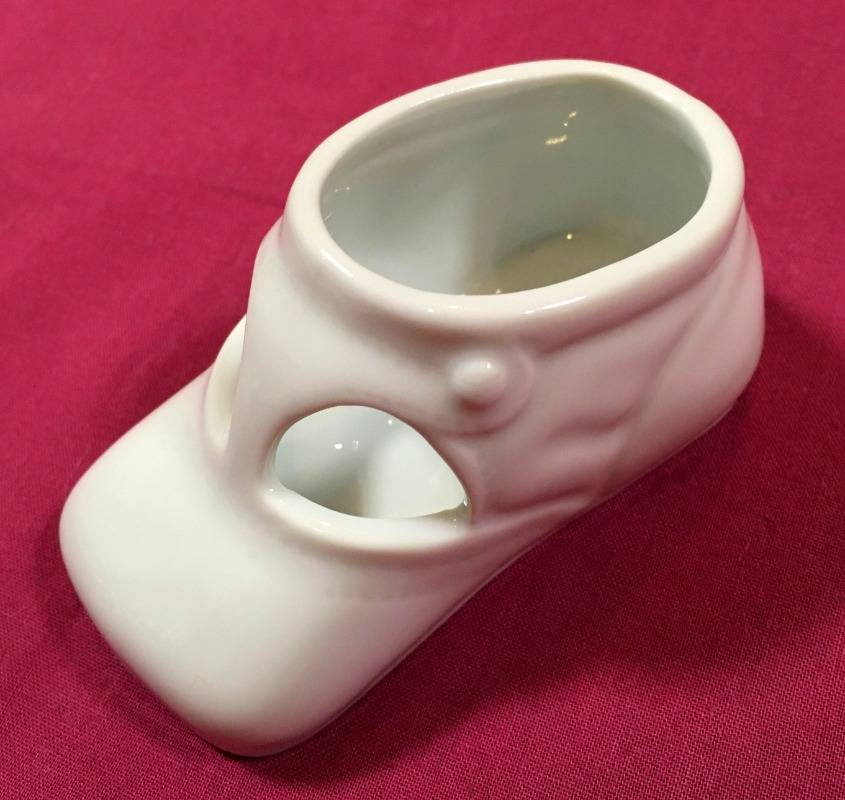 Petit chausson en porcelaine à personnaliser